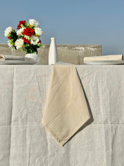 Natural Eco Friendly Square Napkins, Indian Handcrafted Vintage Napkins, Boho Table Decor Napkins